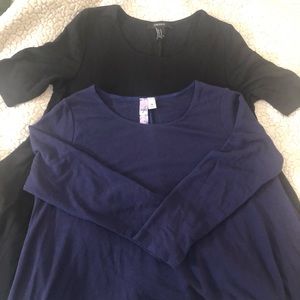 Set of 2 Basic Swing Sweater Dresses